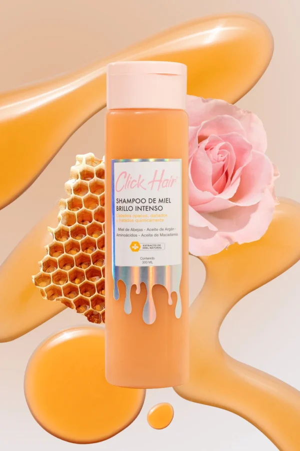 Shampoo de miel 300ml Click Hair - Image 4