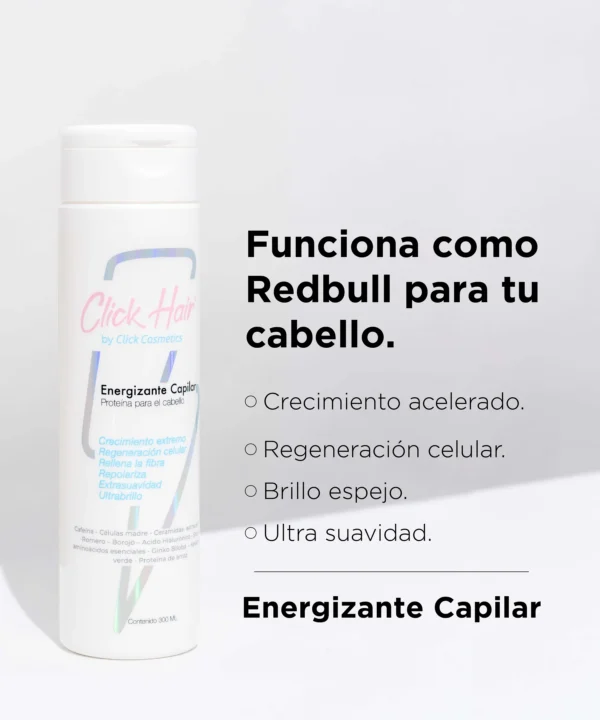 Energizante capilar 300ml Click Hair - Image 3