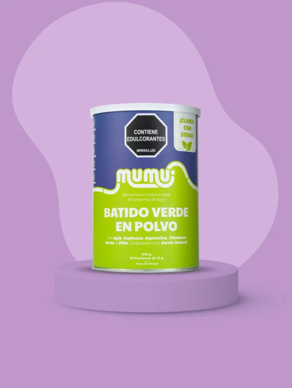 Batido verde en polvo 500g Mumu Esencialme