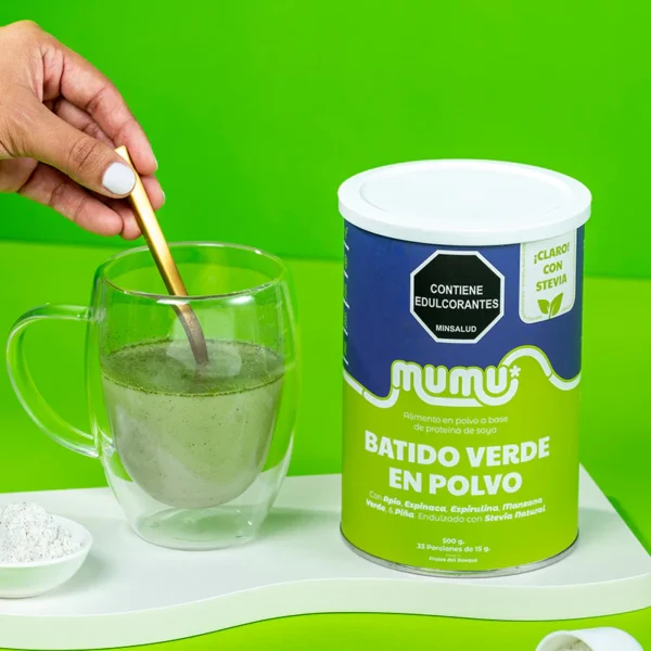 Batido verde en polvo 500g Mumu - Image 2