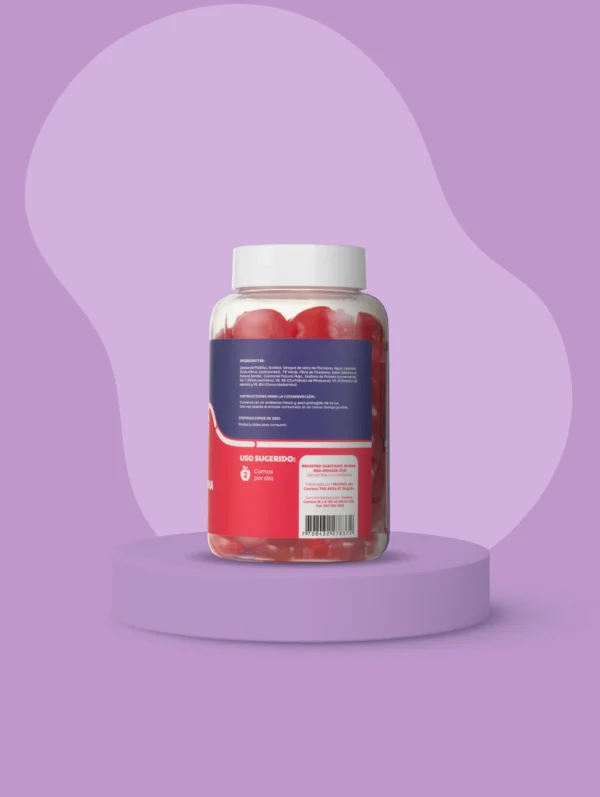 Gomas de vinagre de manzana 240 g Mumu - Image 3